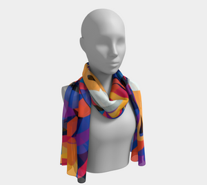 Shiba Inu Abstrak Long Scarf