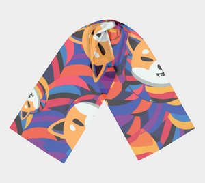 Shiba Inu Abstrak Long Scarf