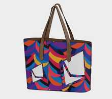 Load image into Gallery viewer, Ethereum Abstrak Vegan Leather Tote Bag
