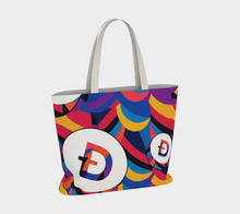 Load image into Gallery viewer, Dogecoin Abstrak Large Tote Bag
