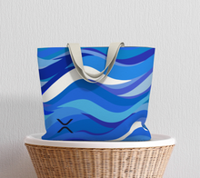 Load image into Gallery viewer, XRP Tidal Wave Large Tote
