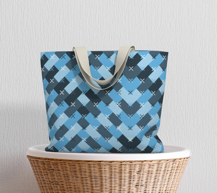 XRP Herringbone Large Tote Bag